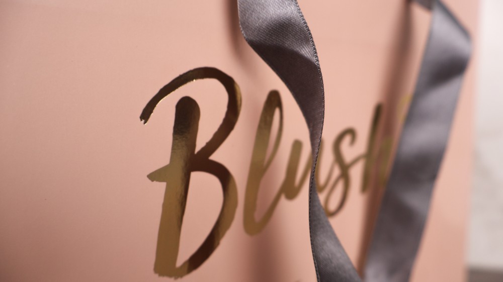 Close up of Printed Luxury Gift Bag