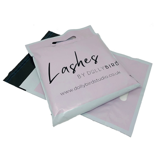 Light pink postage bag