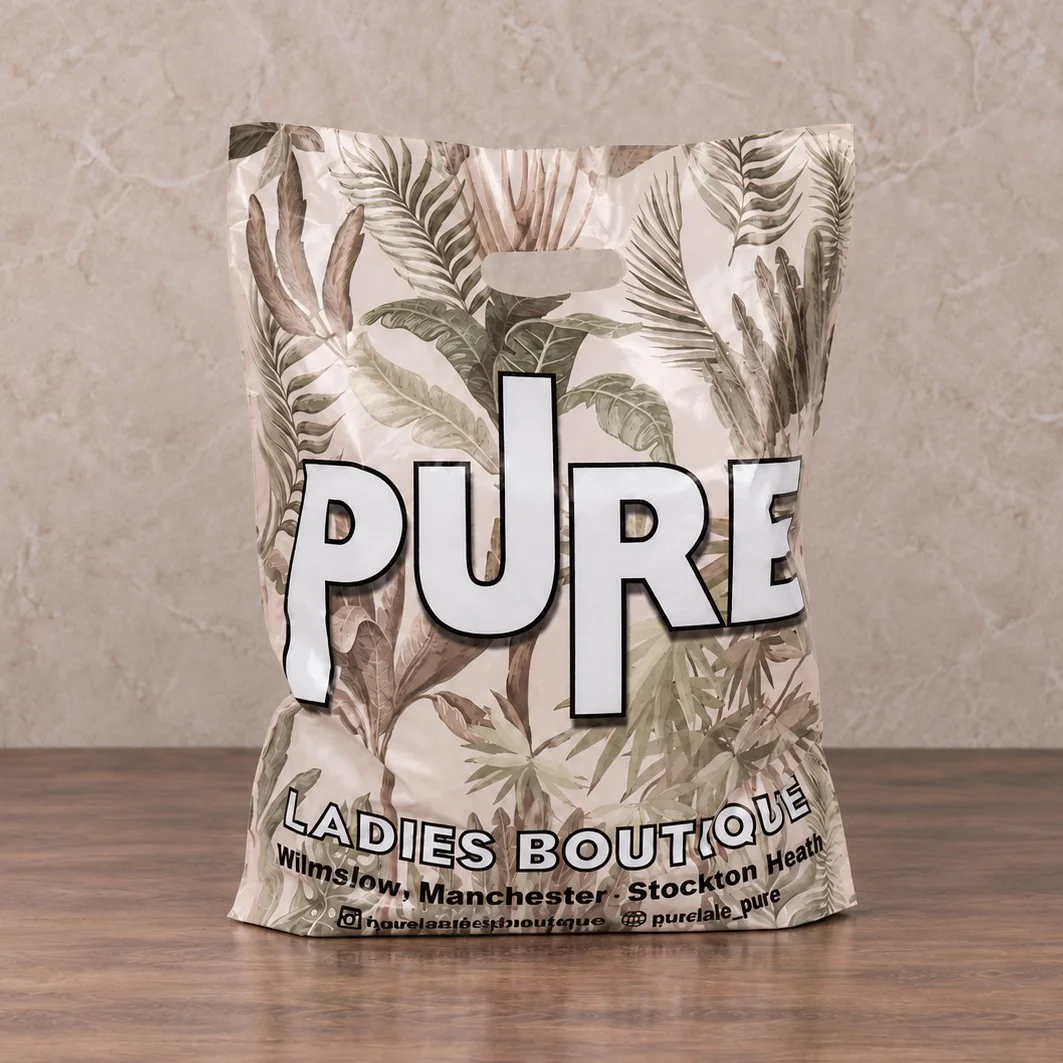 Patch Handle Plastic Bags