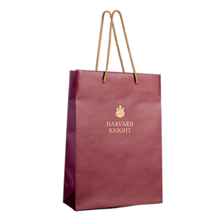 Luxury Bag with Rope Handle and Printed Logo Luxury Bag with Rope Handle and Printed Logo