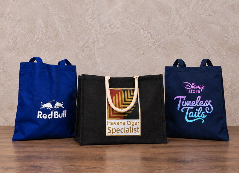 Printed fabric bags