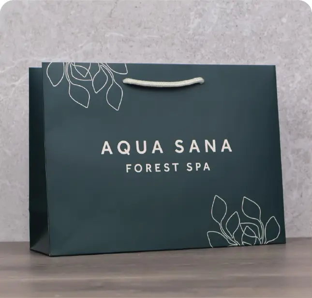 Matt laminated luxury bags