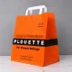 Flat Handle Paper Bags