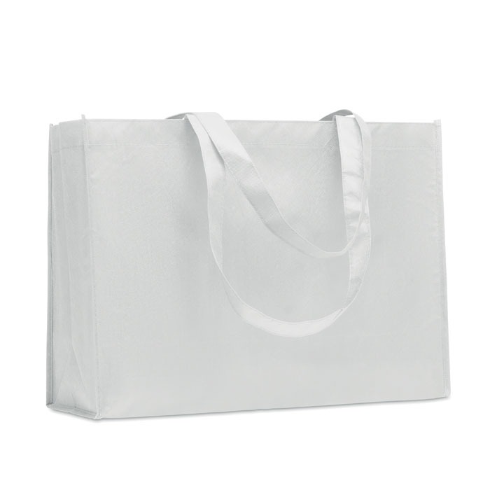 Plain Non Woven Shopping or Beach Bag with long handles and Gusset - Pack of 10