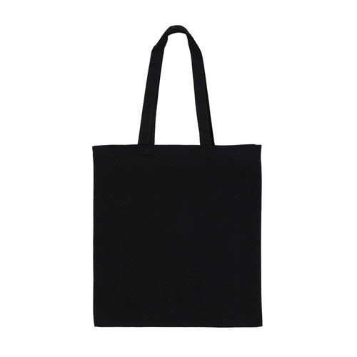 Black Canvas Shopping Bag