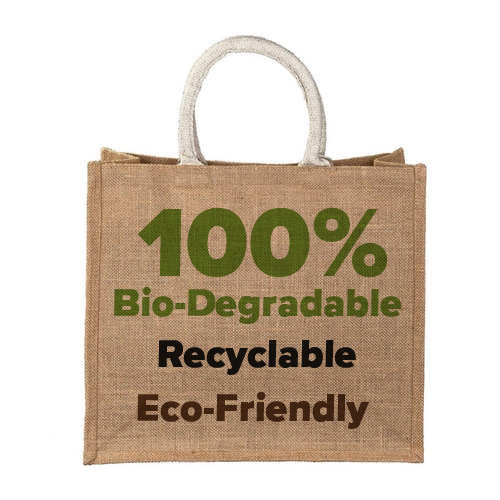 100% Bio-Degradable Jute Bag