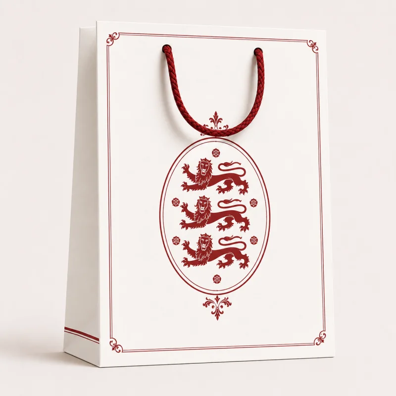White England Carrier Bag